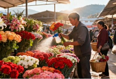 征图智能鲜花分选设备的稳定性