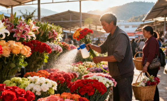 征图智能鲜花分选设备的稳定性